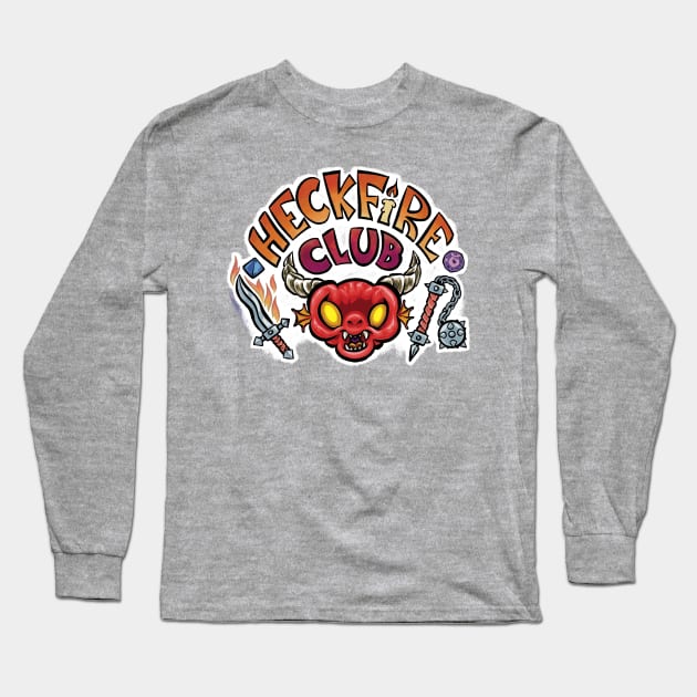 Heckfire Club Long Sleeve T-Shirt by majanation